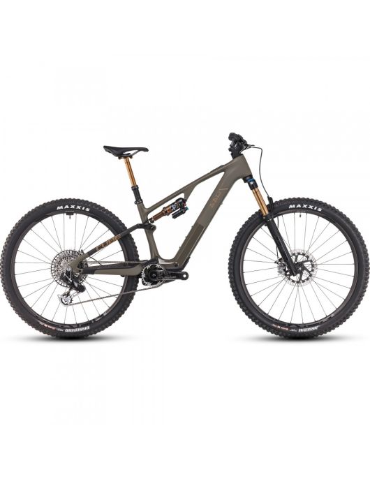 2025 Cube Ams Hybrid One44 C:68X SUPER TM 400X - Carbon Electric - Mountain Bike