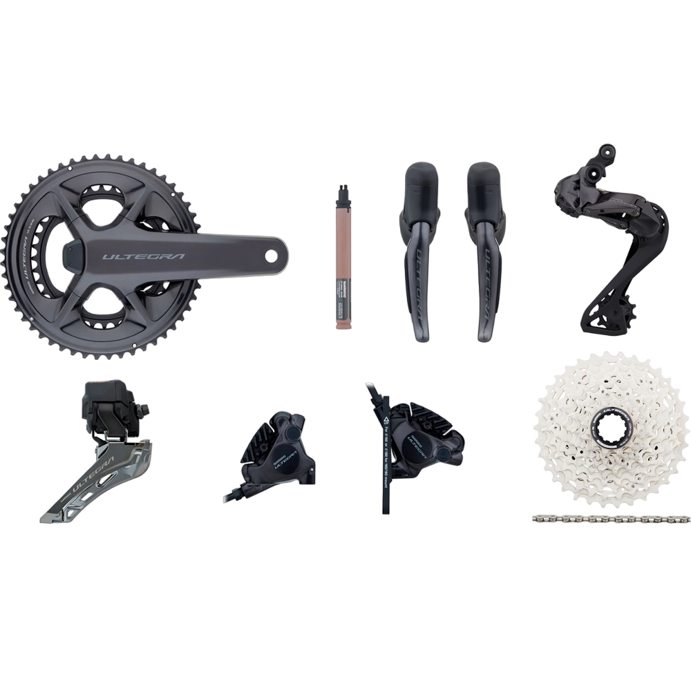 Shimano Ultegra Di2 R8150 2x12 36-52 Power Meter Groupset W/ Disc Brake Shimano Ultegra Di2 R8150 2x12 36-52 Power Meter Groupset W/ Disc Brake