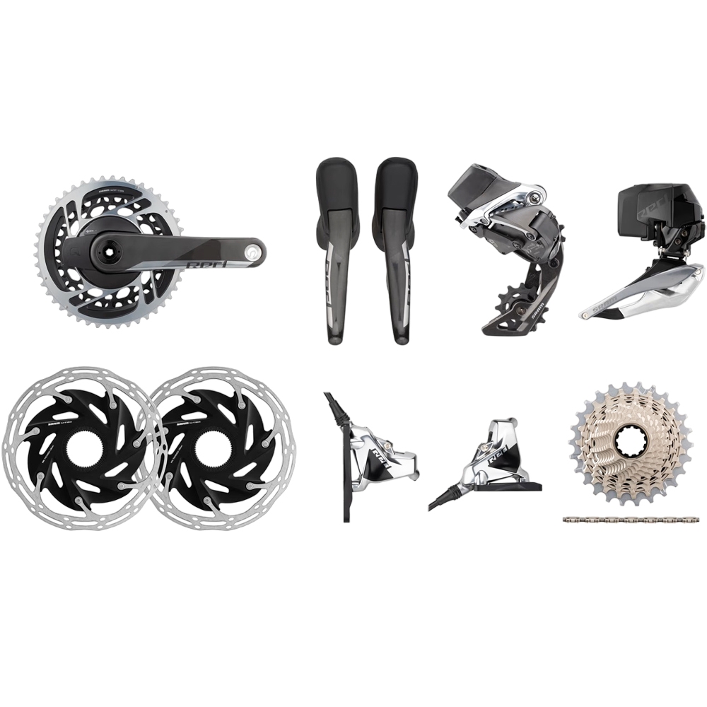 SRAM Red Etap AXS HRD FM 2x12 33-46 Cl Disc Brake Power Meter Groupset SRAM Red Etap AXS HRD FM 2x12 33-46 Cl Disc Brake Power Meter Groupset