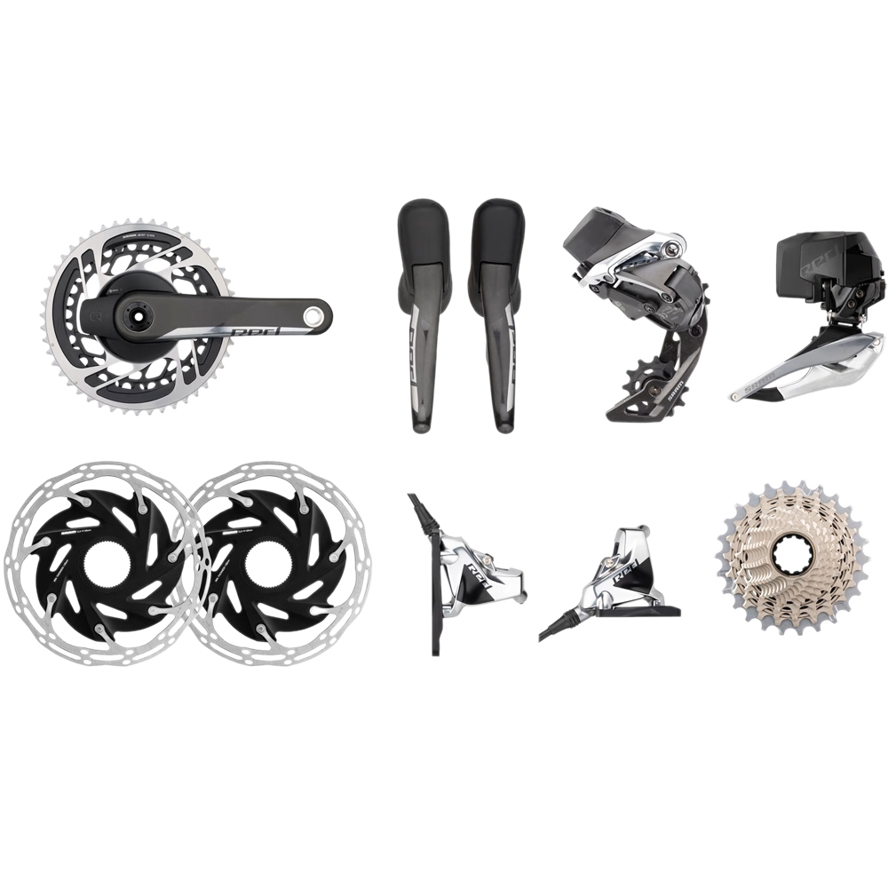 SRAM Red Etap AXS HRD FM 2x12 35-48 CL Disc Brake Power Meter Groupset SRAM Red Etap AXS HRD FM 2x12 35-48 CL Disc Brake Power Meter Groupset