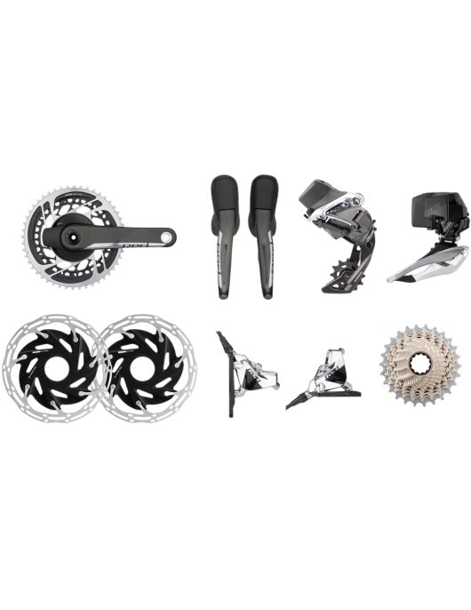SRAM Red Etap AXS HRD FM 2x12 35-48 CL Disc Brake Power Meter Groupset