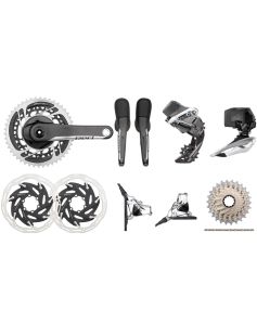 SRAM Red Etap AXS HRD FM 2x12-Speed 33-46 6-Bolt Disc Brake Groupset