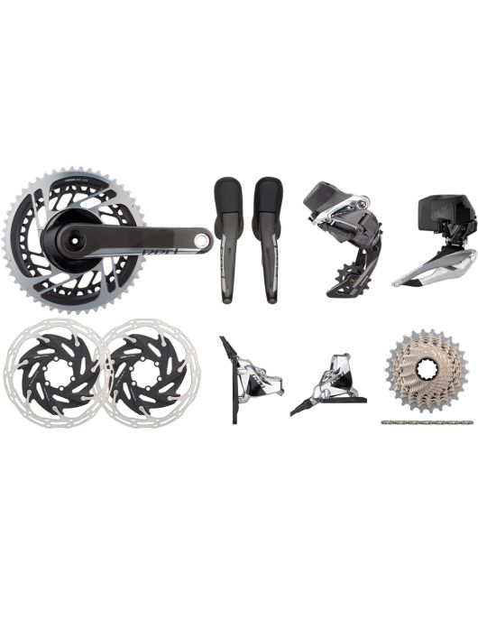 SRAM Red Etap AXS HRD FM 2x12-Speed 37-50 6-Bolt Disc Brake Groupset