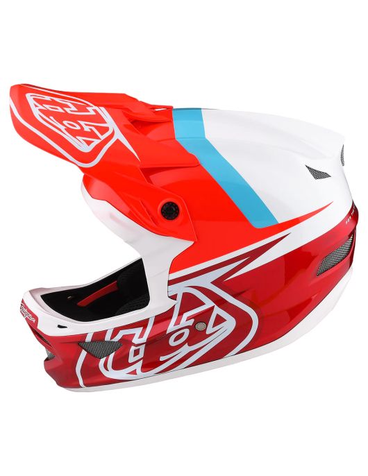 D3 Fiberlite Helmet Slant Red