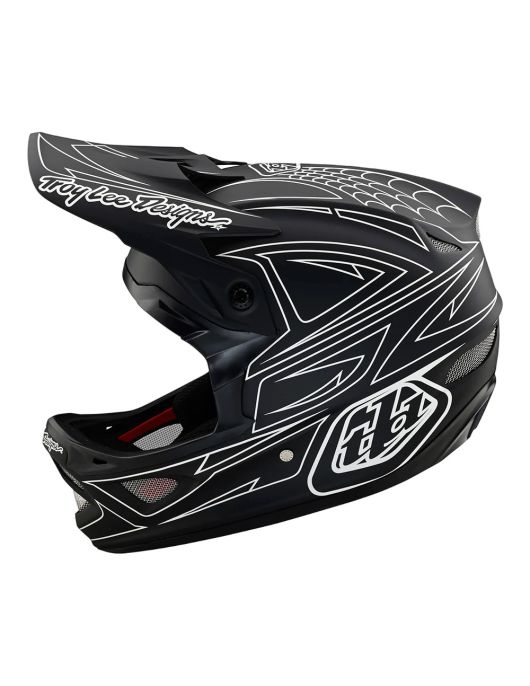 D3 Fiberlite Helmet Spiderstripe Black