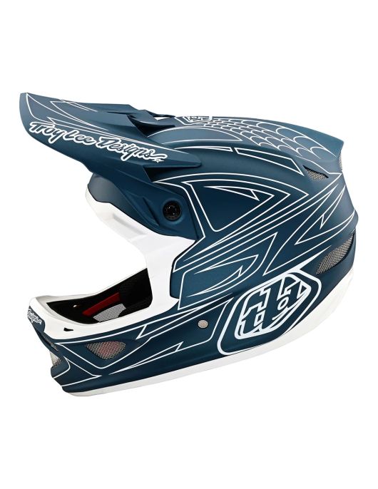 D3 Fiberlite Helmet Spiderstripe Blue