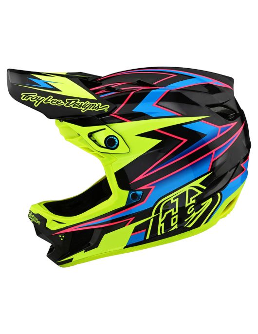 D4 Carbon Helmet W/Mips Volt Black / Flo Yellow
