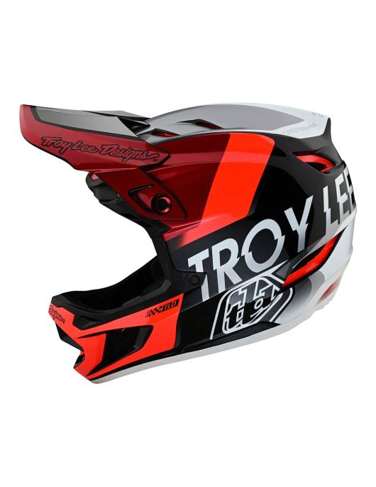 D4 Composite Helmet W/Mips Qualifier Silver / Red