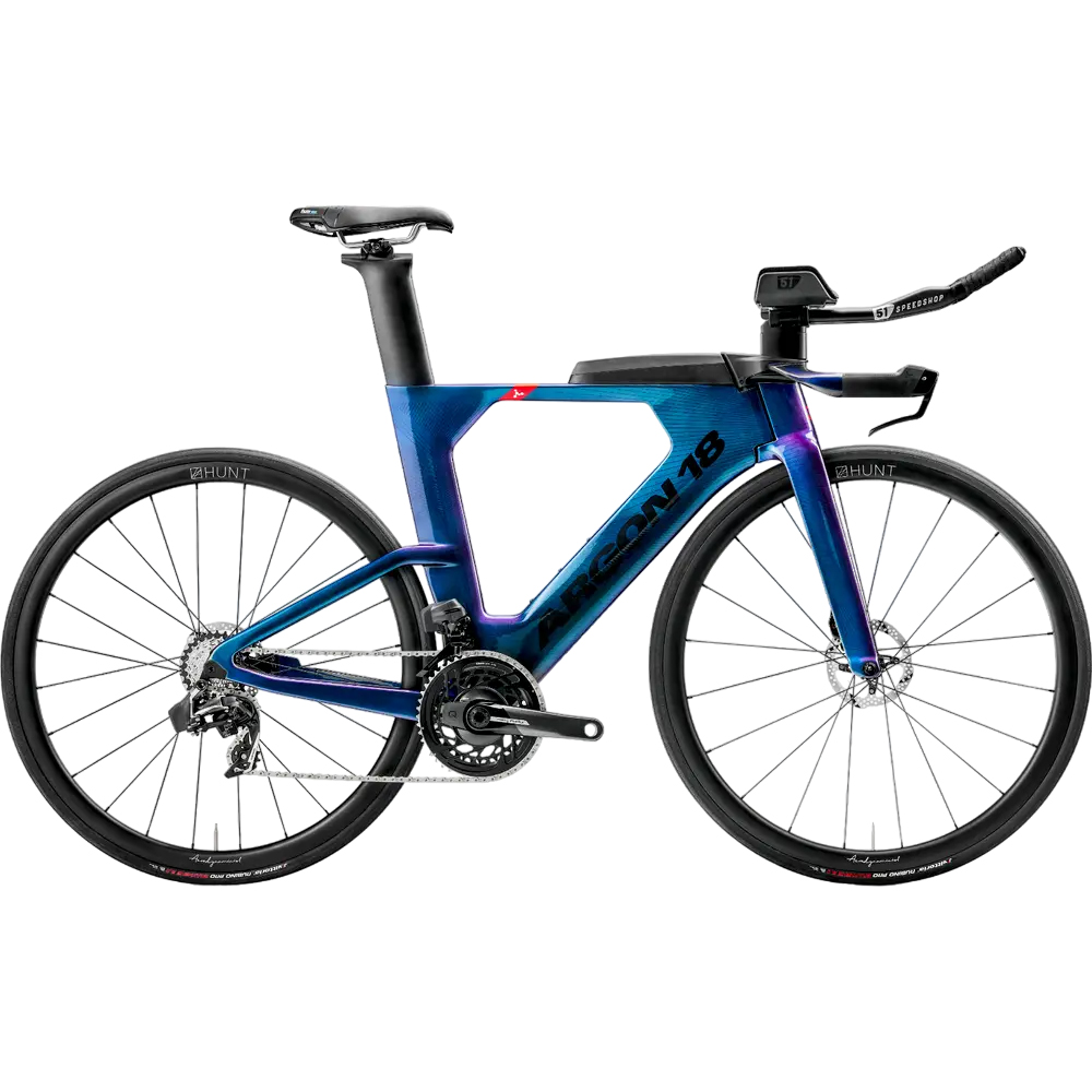 2024 Argon 18 E-119 Tri+ Disc SRAM Force AXS Triathlon Road Bike – Carbon Aero Performance