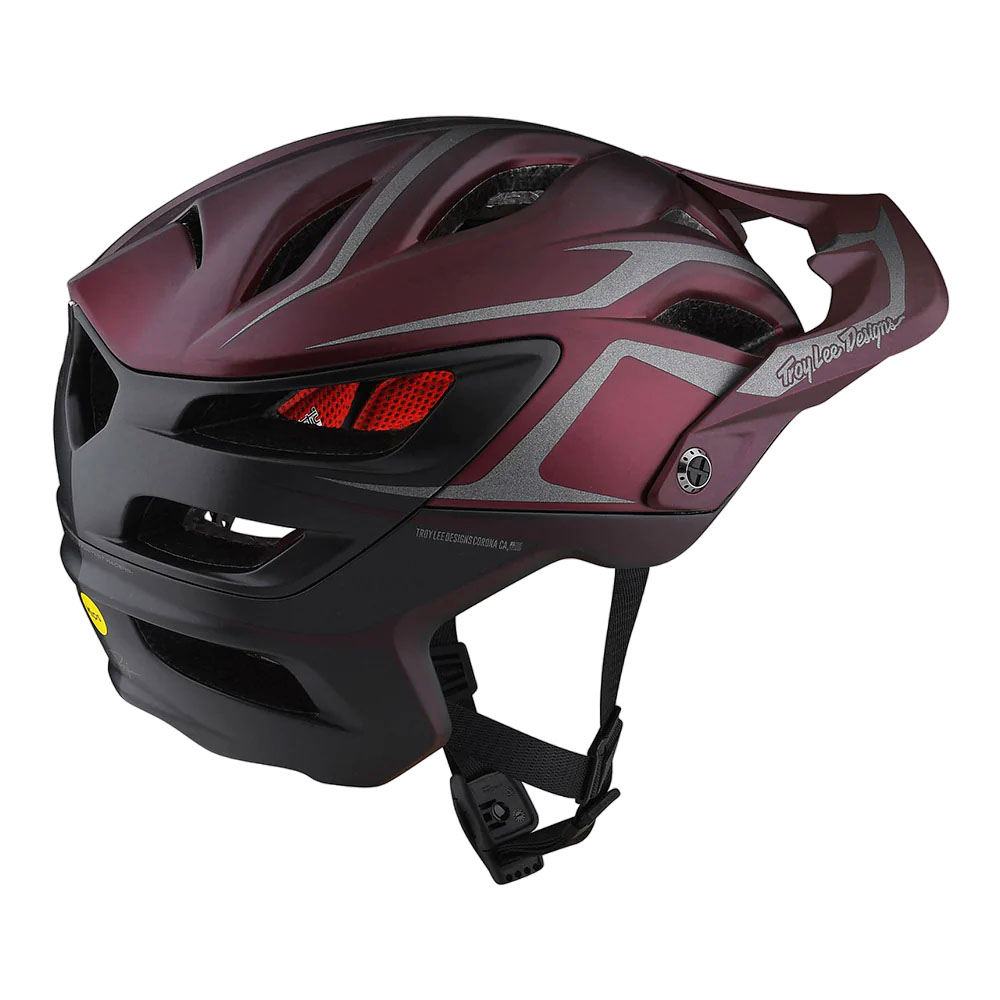 A3 Helmet W/Mips Jade Burgundy